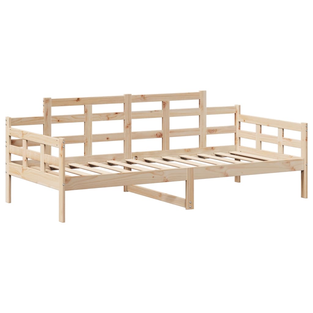 Day Bed with Roof without Mattress 90x190 cm Single Solid Wood