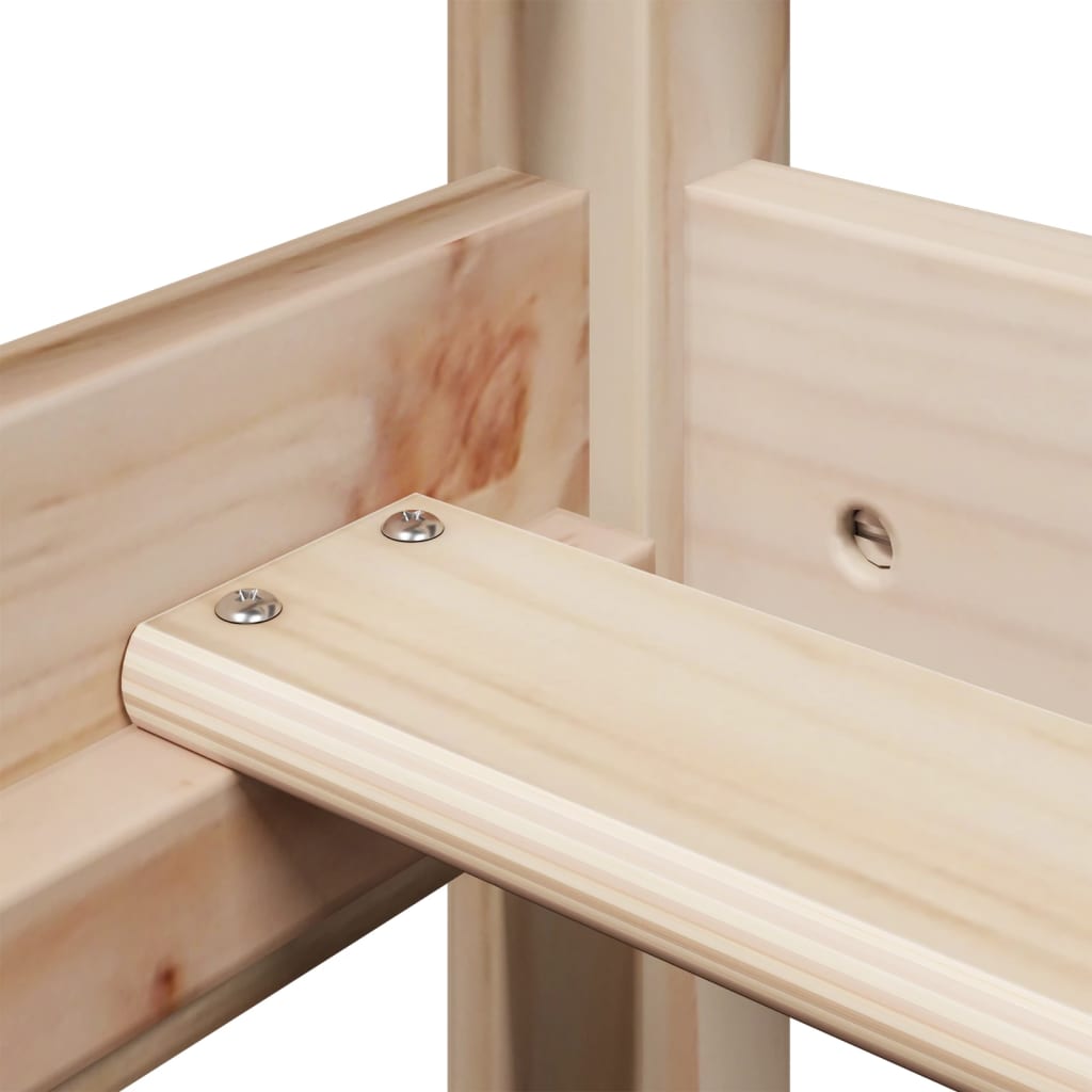 Day Bed with Roof without Mattress 90x190 cm Single Solid Wood