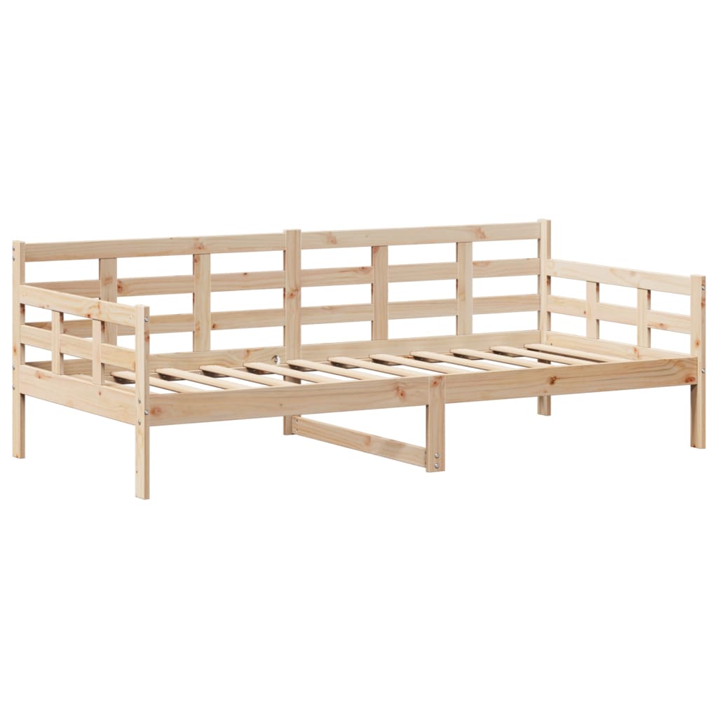 Day Bed with Roof without Mattress 90x200 cm Solid Wood