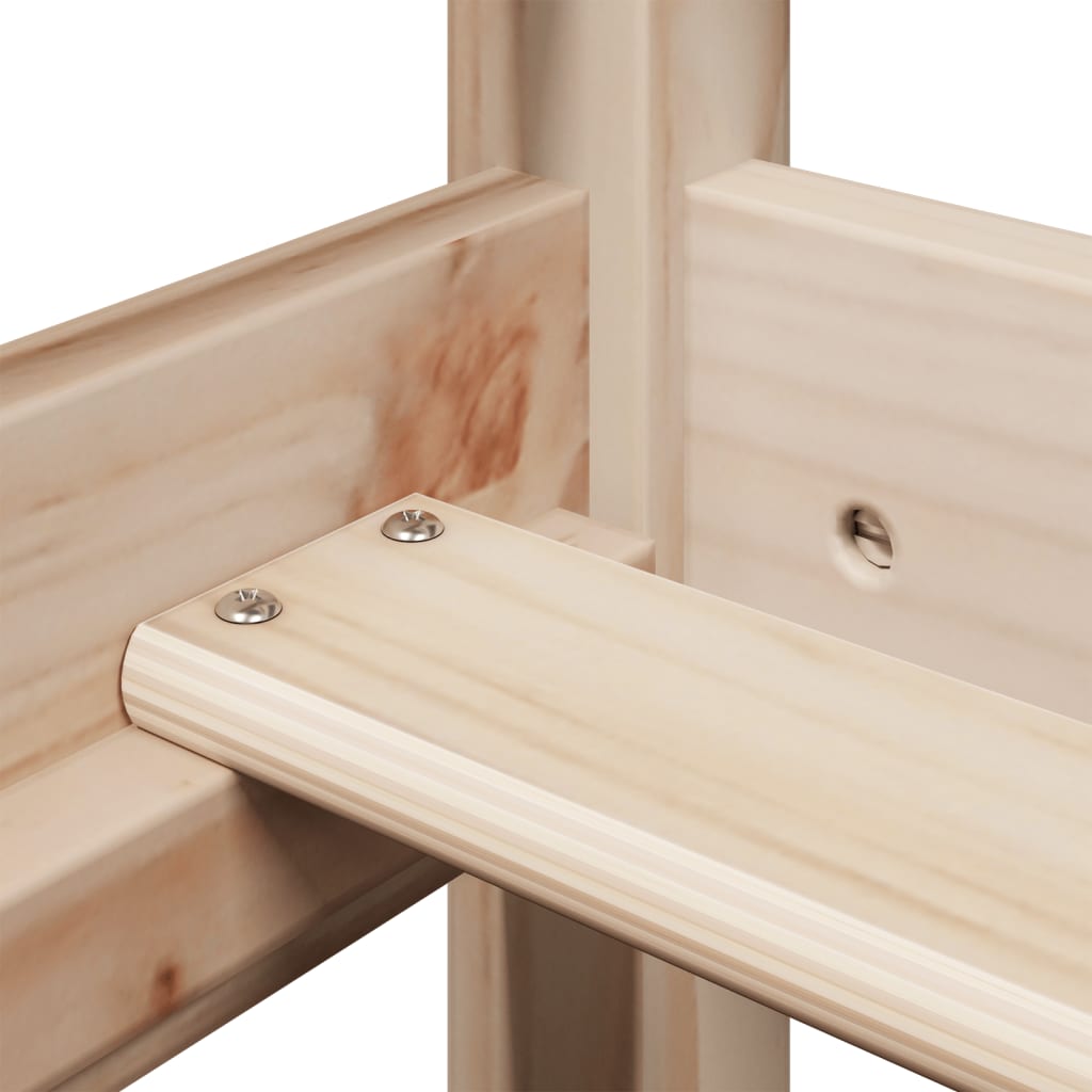 Day Bed with Roof without Mattress 80x200 cm Solid Wood