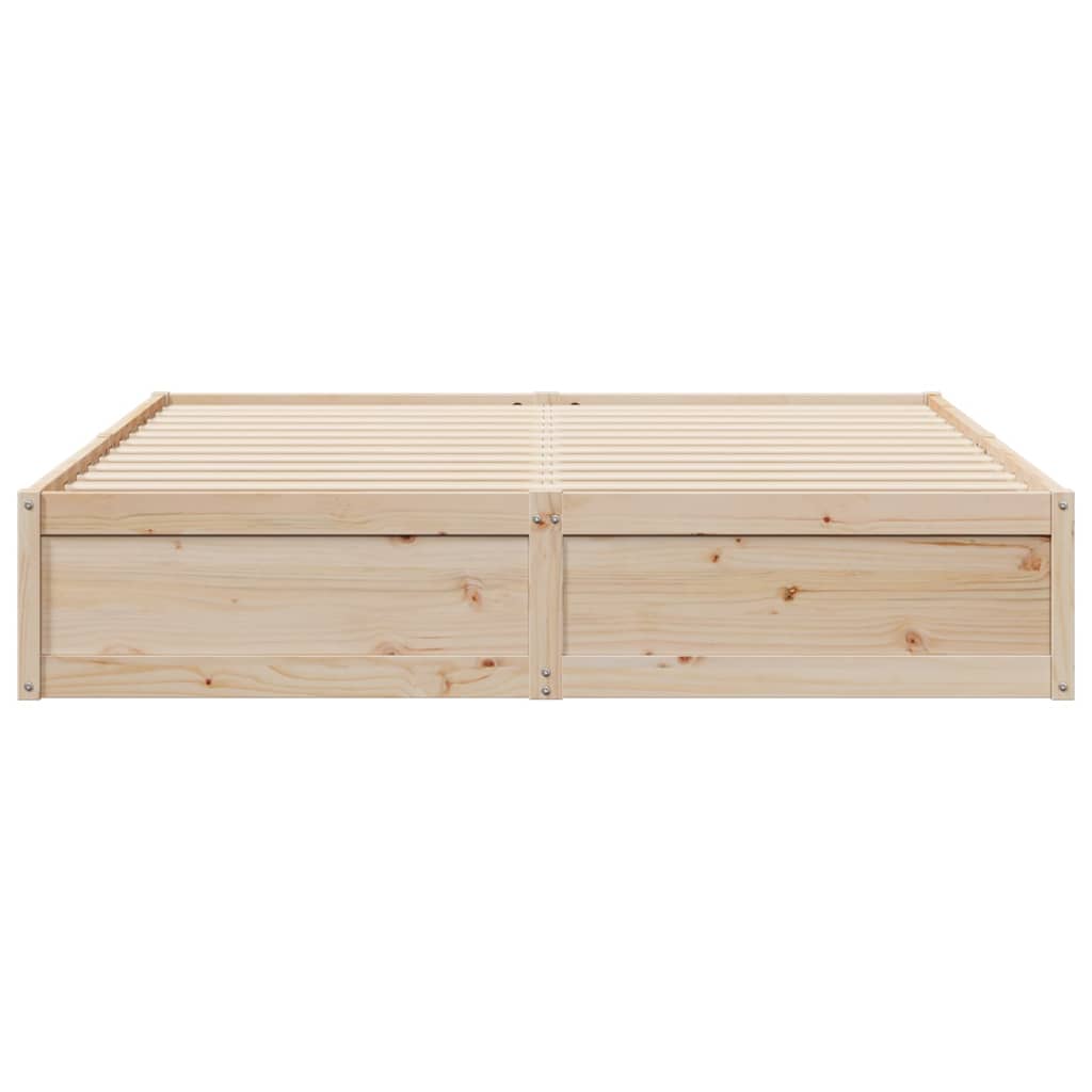Bed Frame without Mattress 180x200 cm Super King Solid Wood Pine
