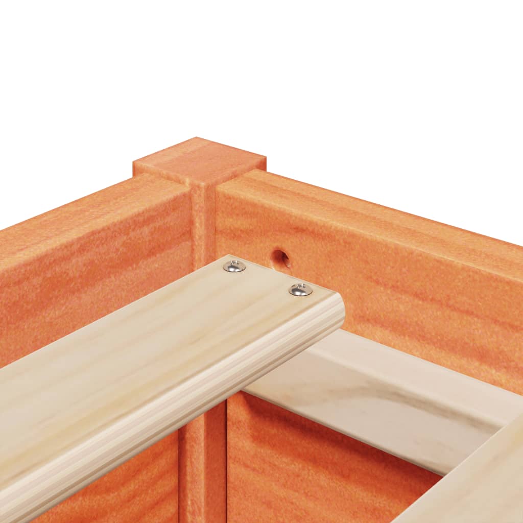 Bed Frame without Mattress Wax Brown 180x200 cm Super King Solid Wood Pine