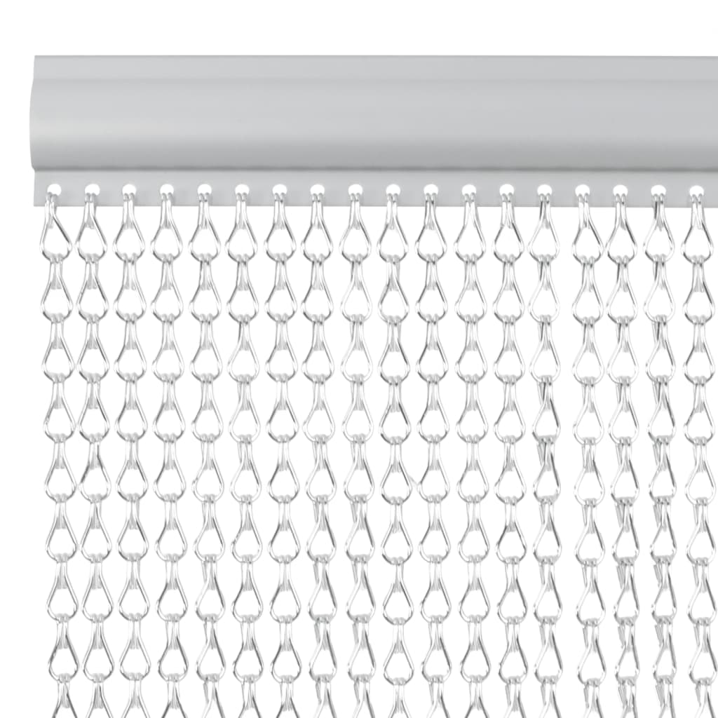 Chain Door Fly Screen 90x200 cm Aluminium