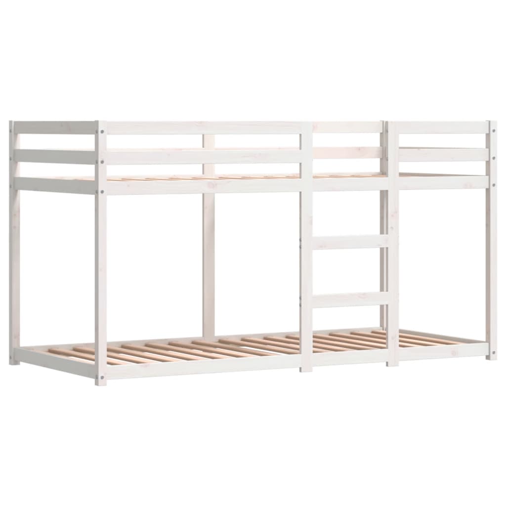 Bunk Bed without Mattress Pink 75x190 cm Small Single Solid Wood Pine