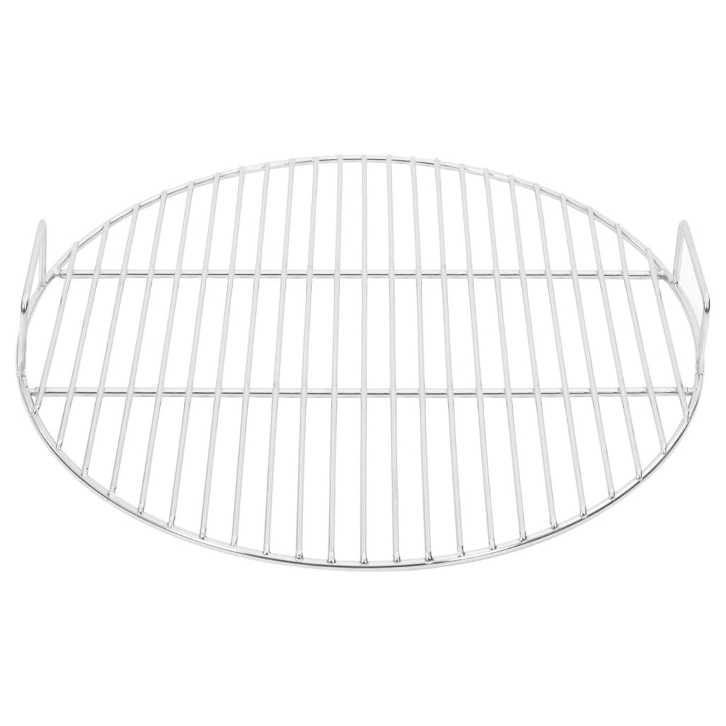 BBQ Grill Grate with Handles Round Ø44.5 cm 304 Stainless Steel