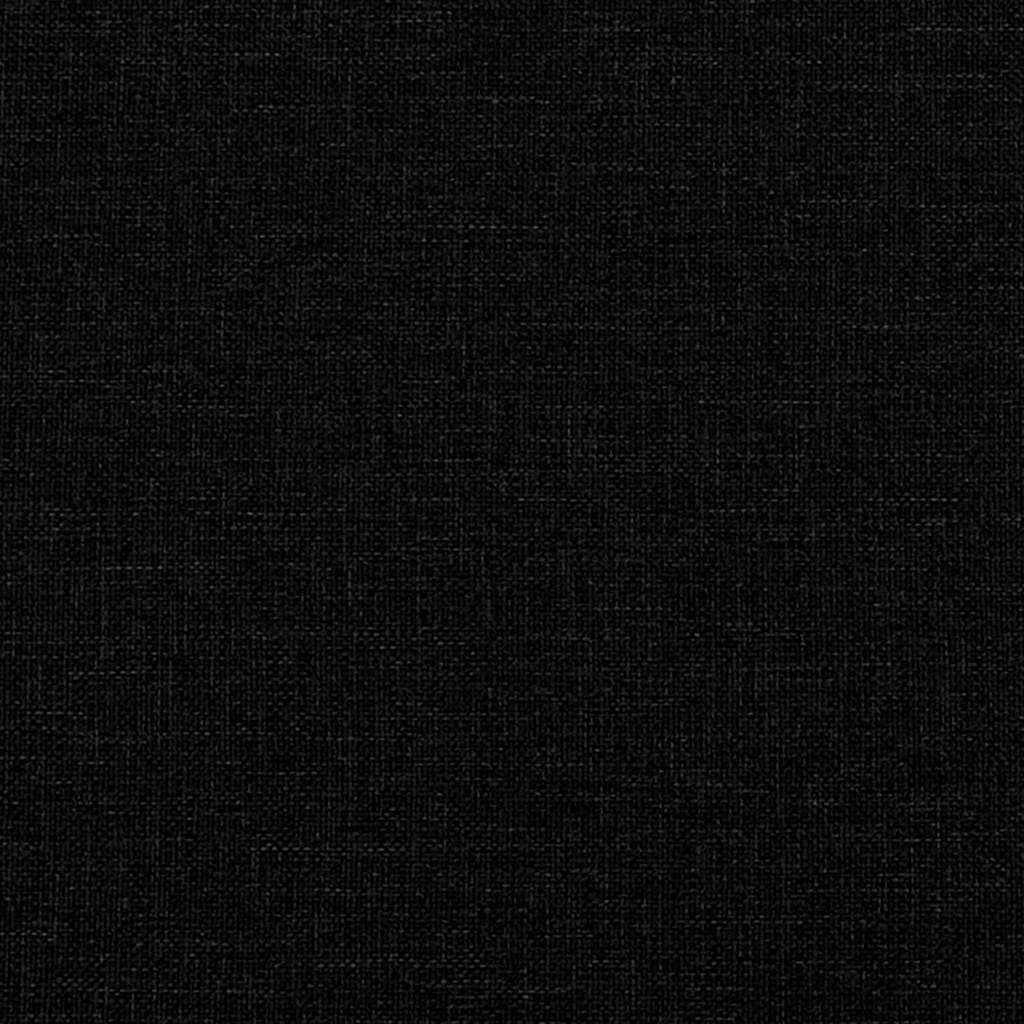 Bed Frame without Mattress Black Super King Fabric