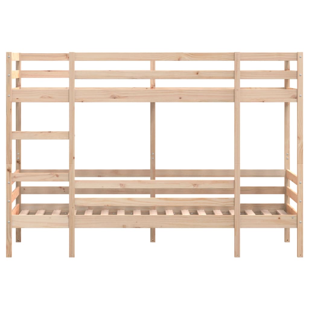 Bunk Bed without Mattress 90x190 cm Single Solid Wood Pine