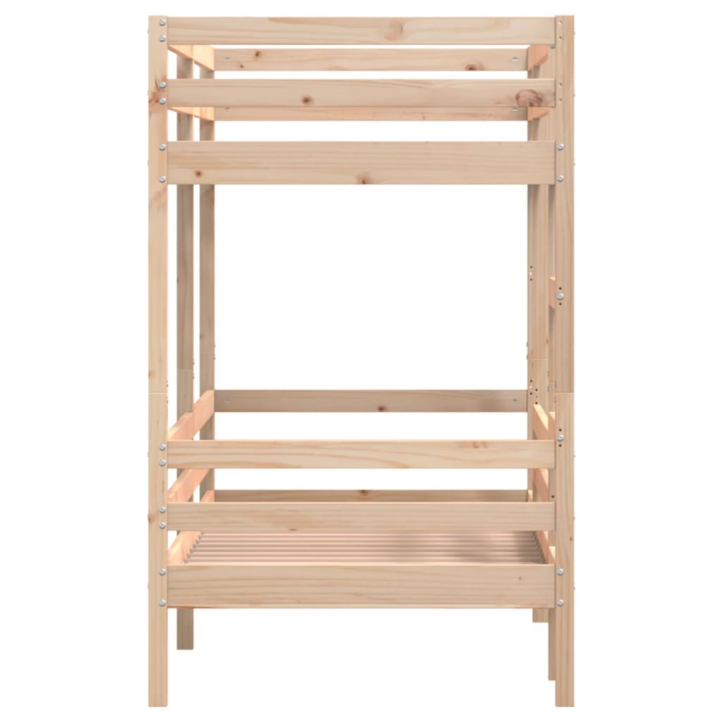 Bunk Bed without Mattress 90x190 cm Single Solid Wood Pine
