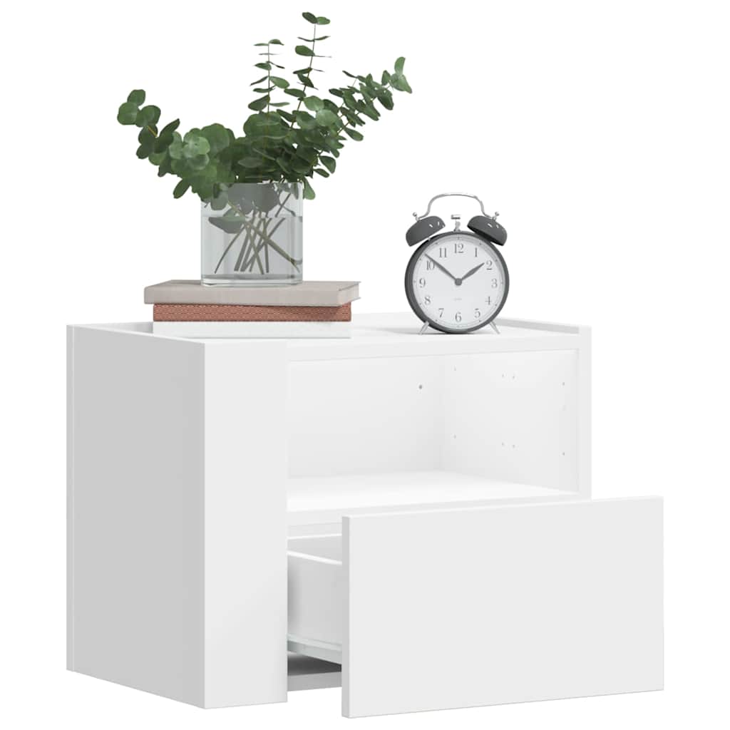 Wall-mounted Bedside Cabinets 2 pcs White 45x30x35 cm