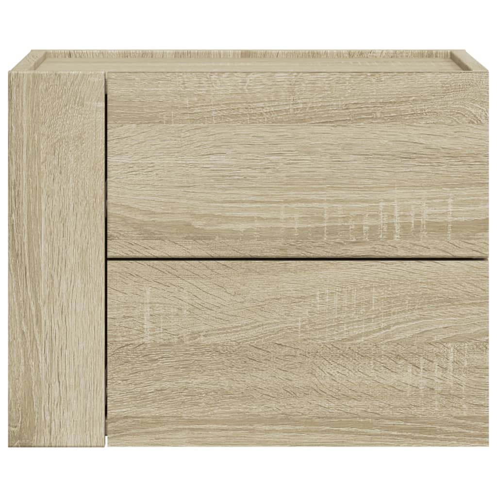 Wall-mounted Bedside Cabinet Sonoma Oak 45x30x35 cm