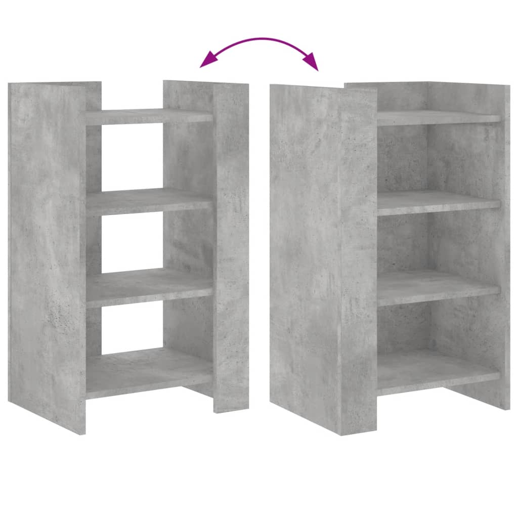 Sideboard Concrete Grey 45x35x75 cm Engineered Wood