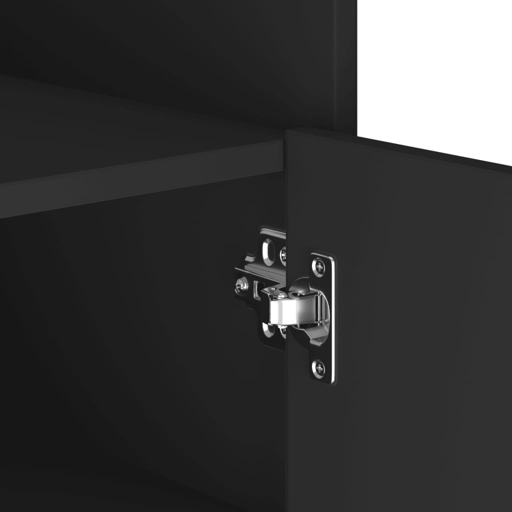 Sideboard Black 45x35x75 cm Engineered Wood