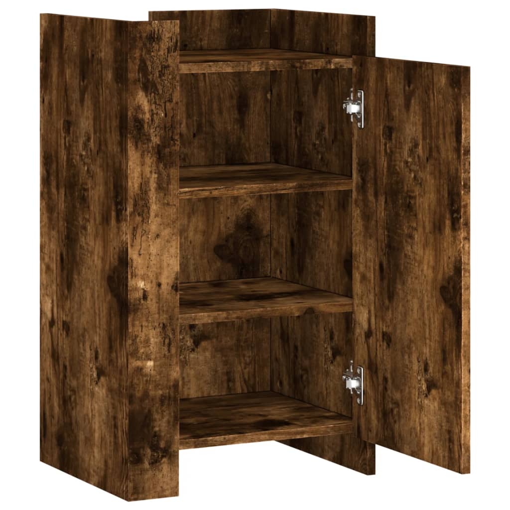 Sideboard Smoked Oak 45x35x75 cm Engineered Wood