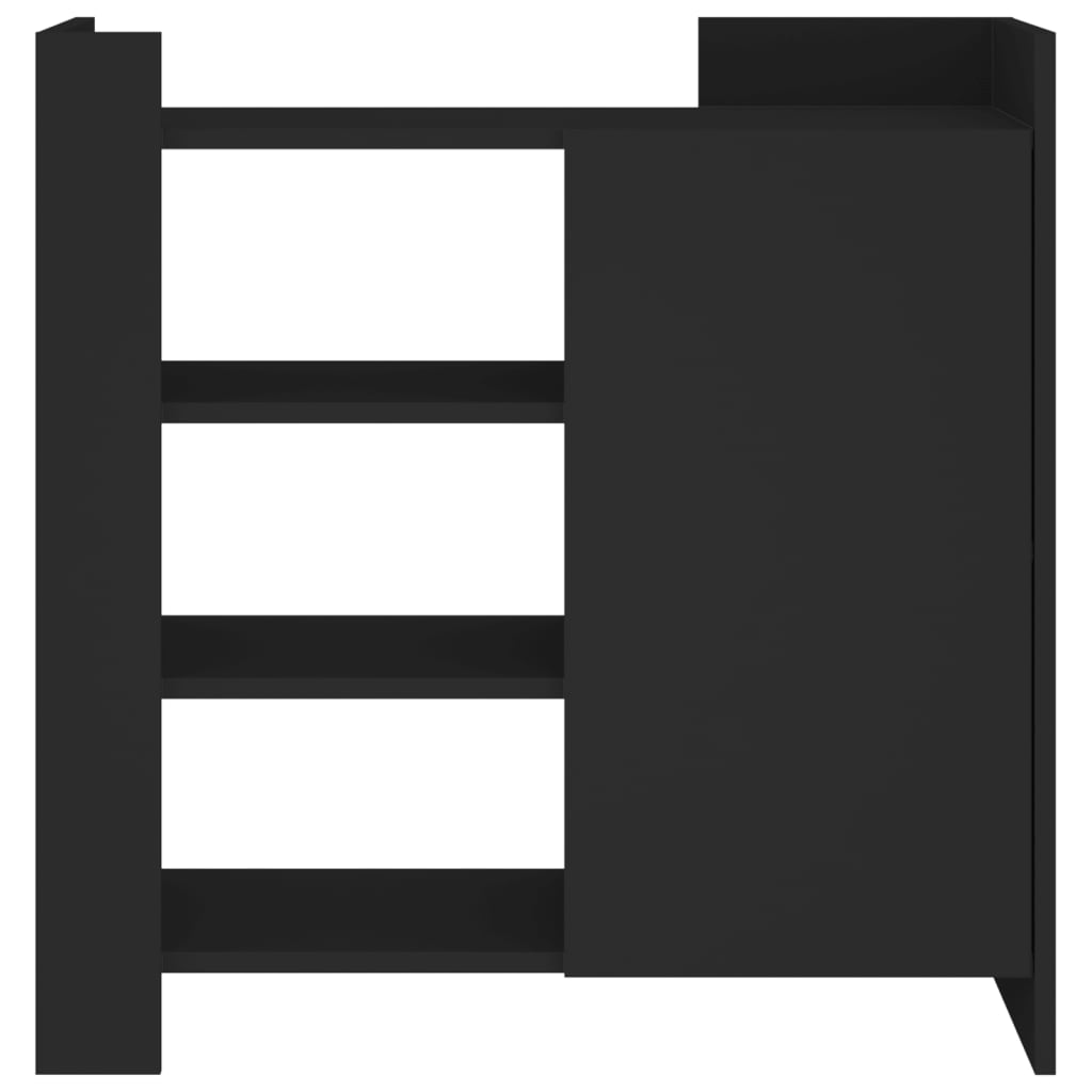 Sideboard Black 73.5x35x75 cm Engineered Wood