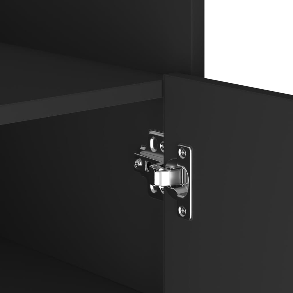 Sideboard Black 73.5x35x75 cm Engineered Wood