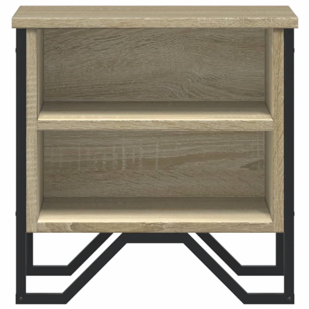Bedside Cabinet Sonoma Oak 2 pcs 40x30x40 cm Engineered Wood