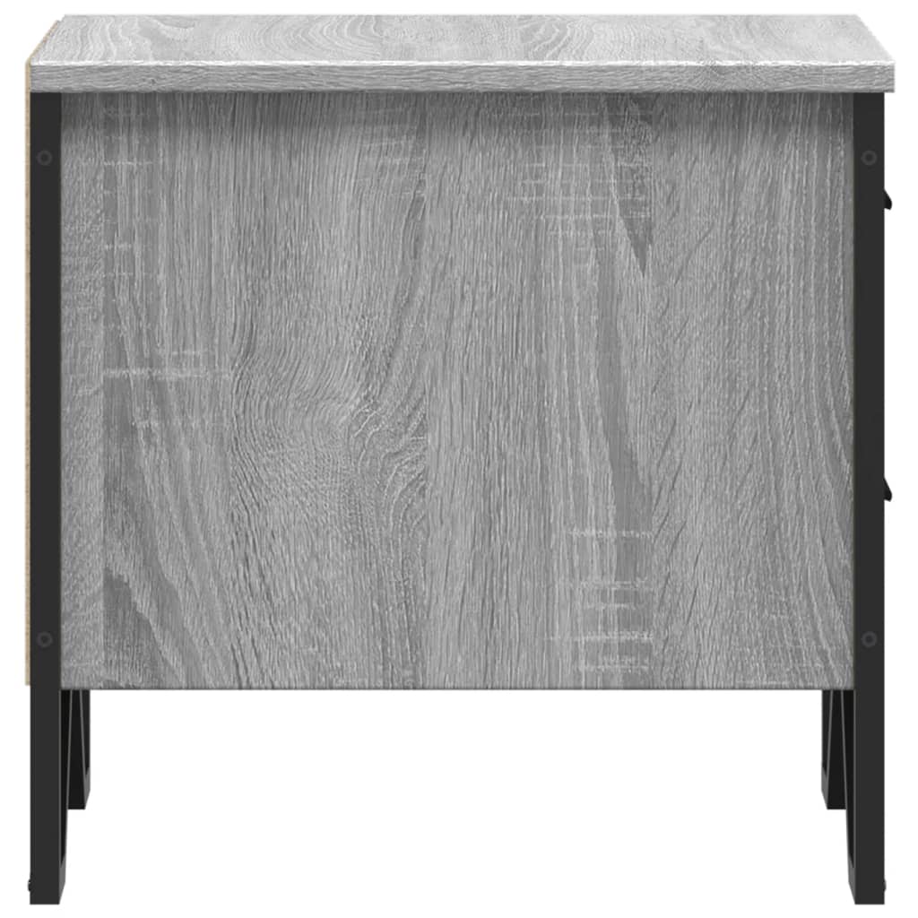 Bedside Cabinet Grey Sonoma 40x41x40 cm Engineered Wood