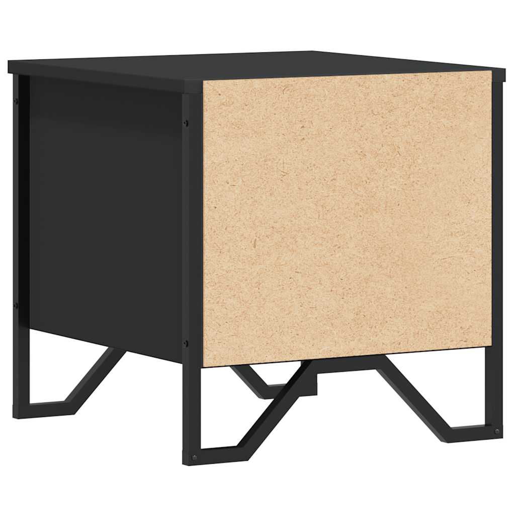 Bedside Cabinets 2 pcs Black 40x30x40 cm Engineered Wood