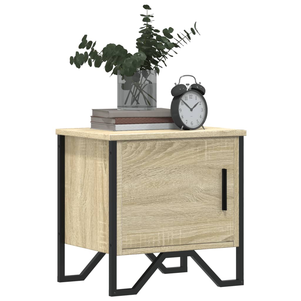 Bedside Cabinets 2 pcs Sonoma Oak 40x30x40 cm Engineered Wood
