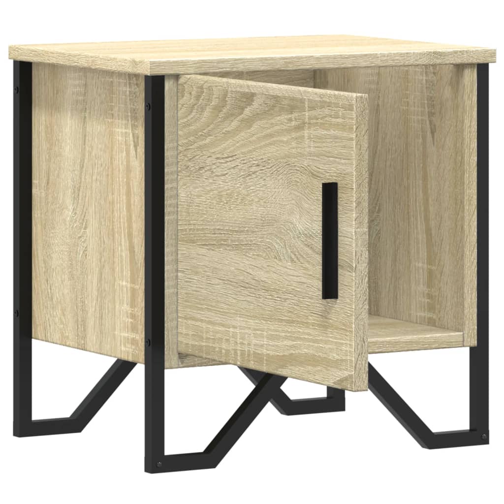 Bedside Cabinets 2 pcs Sonoma Oak 40x30x40 cm Engineered Wood