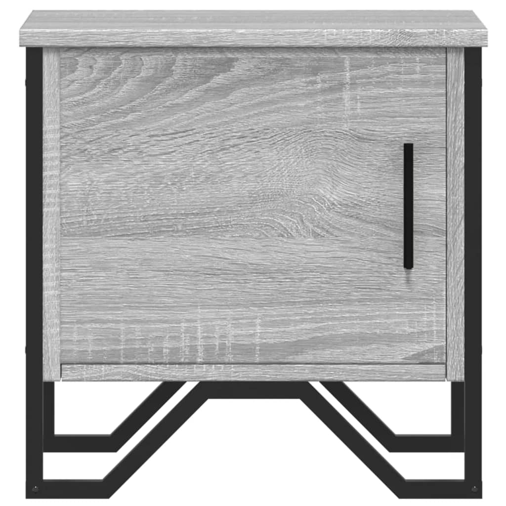 Bedside Cabinet Grey Sonoma 40x30x40 cm Engineered Wood