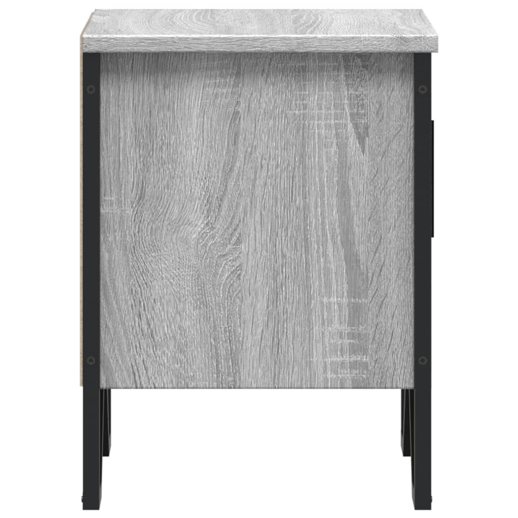 Bedside Cabinets 2 pcs Grey Sonoma 40x30x40 cm Engineered Wood