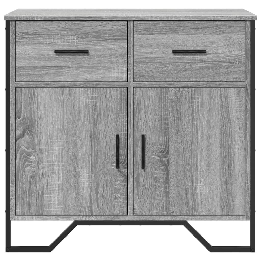 Sideboard Grey Sonoma 79.5x35.5x74.5 cm Engineered Wood