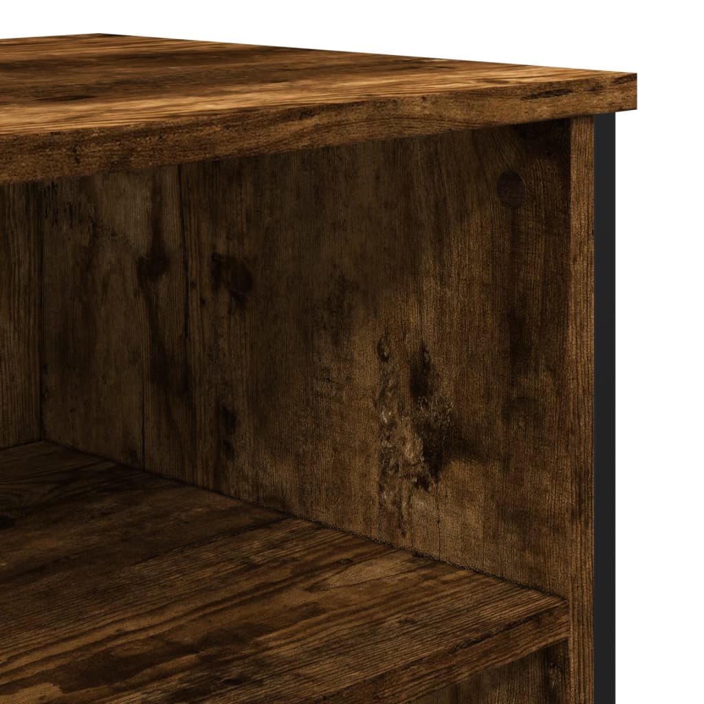 Sideboard Smoked Oak 91x35.5x74.5 cm Engineered Wood