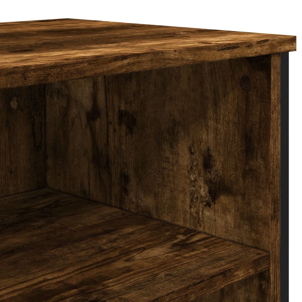 Sideboard Smoked Oak 101x35.5x74.5 cm Engineered Wood