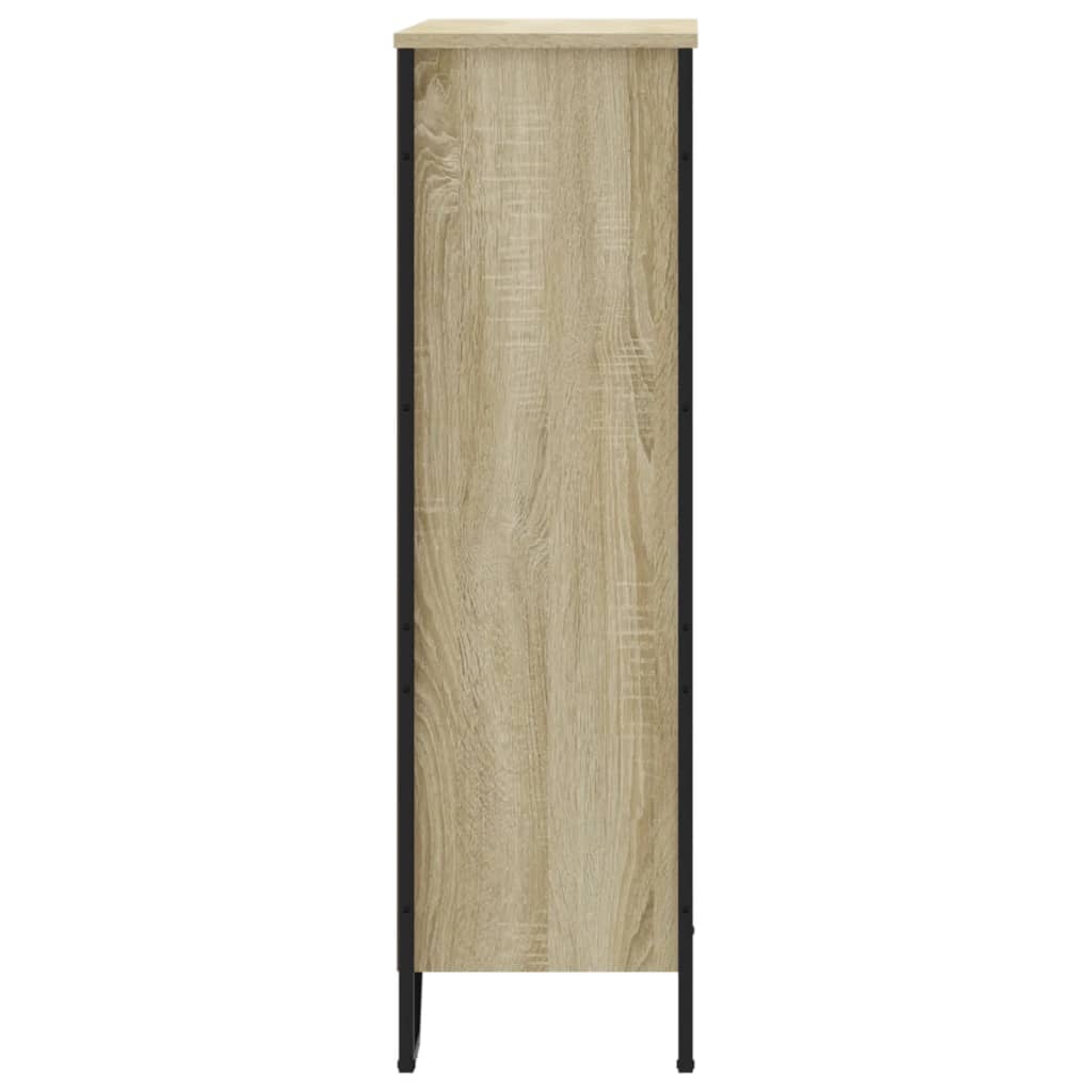 Bookcase Sonoma Oak 80x31x106 cm Engineered Wood