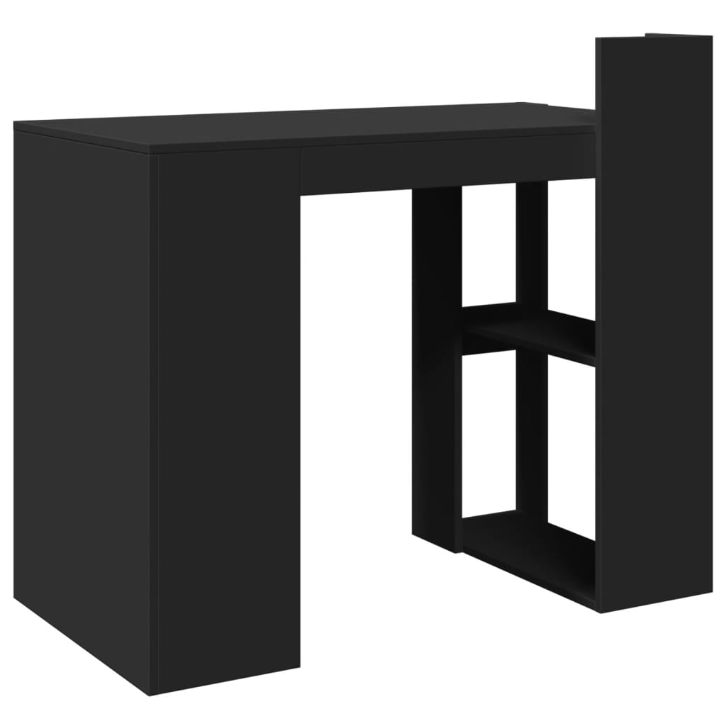 Office Desk Black 103.5x56.5x94 cm Engineered Wood