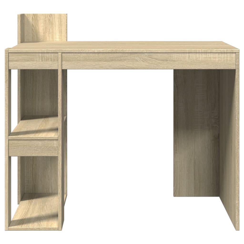 Office Desk Sonoma Oak 103.5x56.5x94 cm Engineered Wood