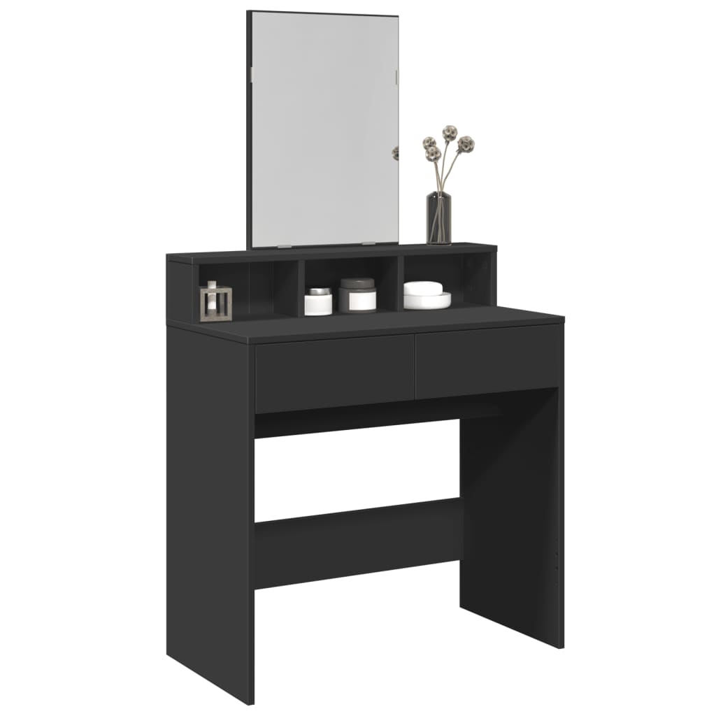 Dressing Table With Mirror 80X41X144.5 Cm