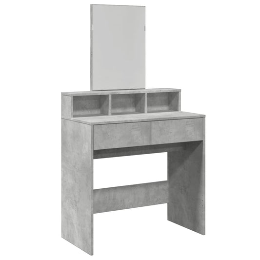 Dressing Table With Mirror 80X41X144.5 Cm
