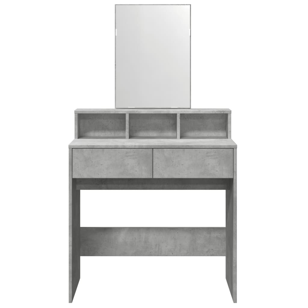 Dressing Table With Mirror 80X41X144.5 Cm