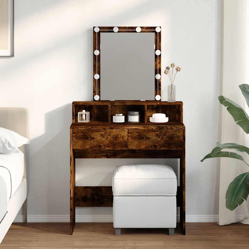 Dressing Table With Led 80X41X144.5 Cm
