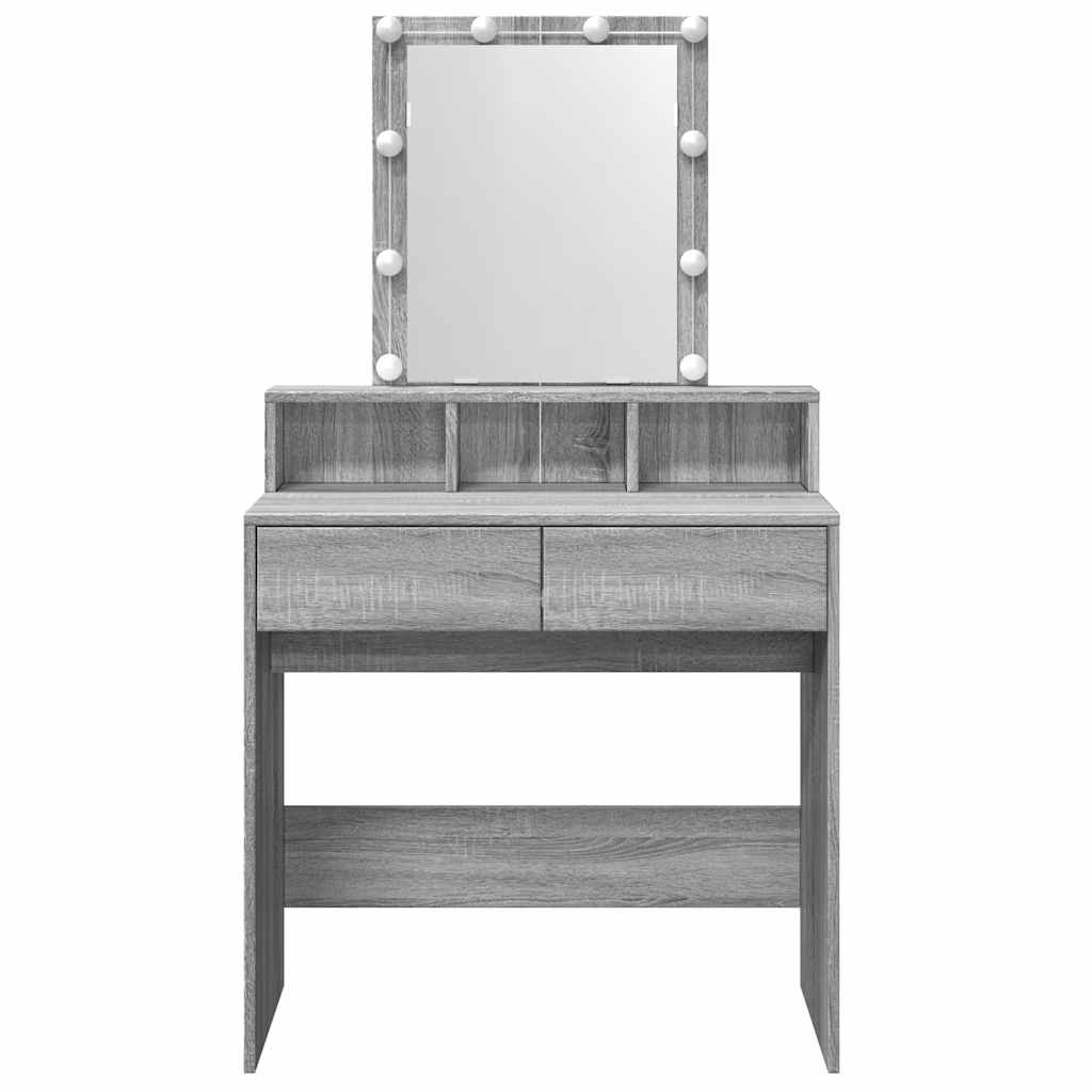 Dressing Table With Led 80X41X144.5 Cm