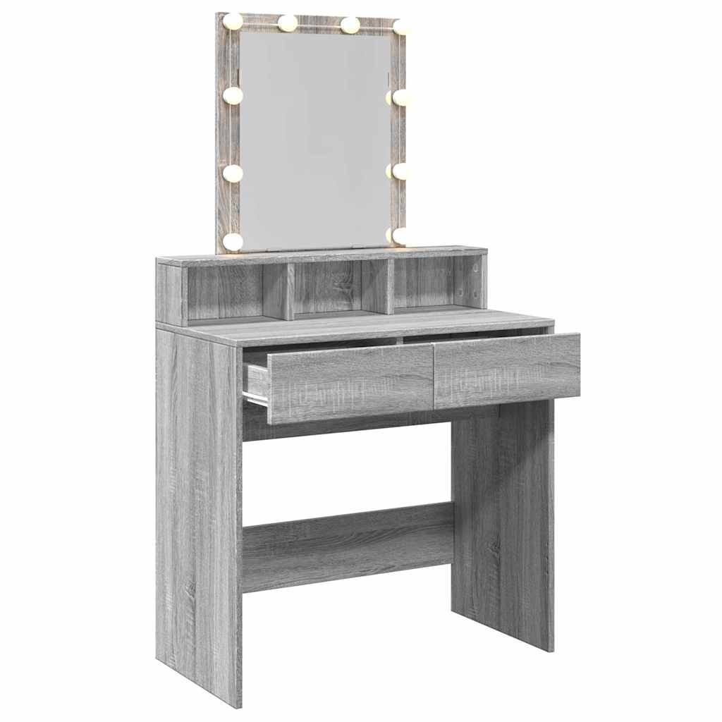 Dressing Table With Led 80X41X144.5 Cm