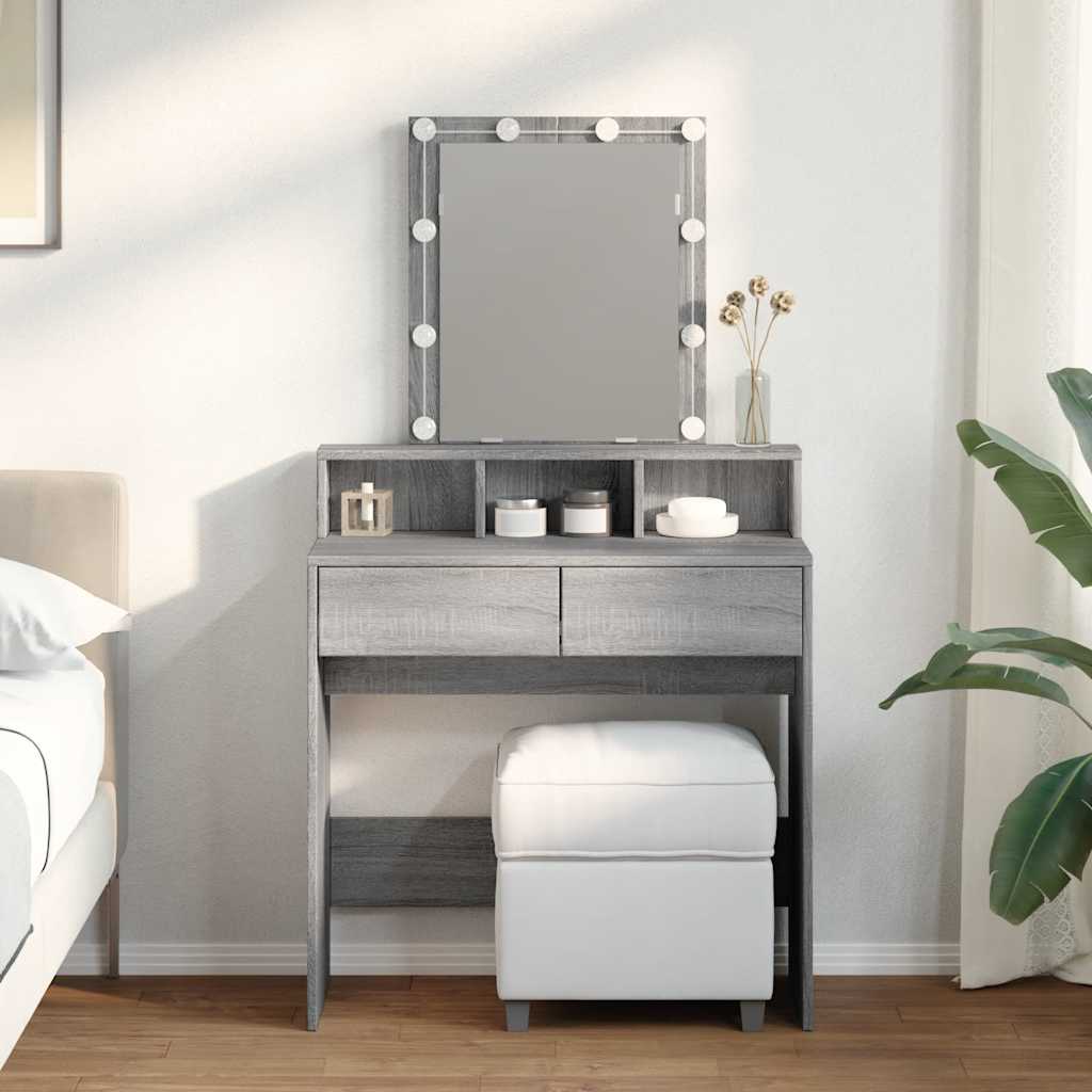 Dressing Table With Led 80X41X144.5 Cm