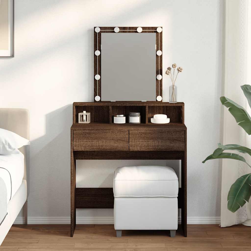 Dressing Table With Led 80X41X144.5 Cm