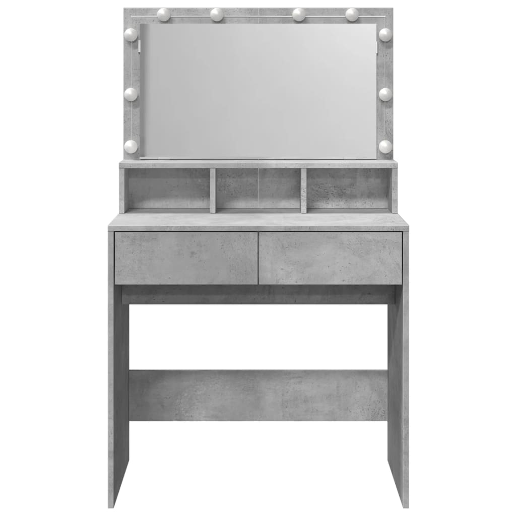 Dressing Table With Led 80X41X134.5 Cm