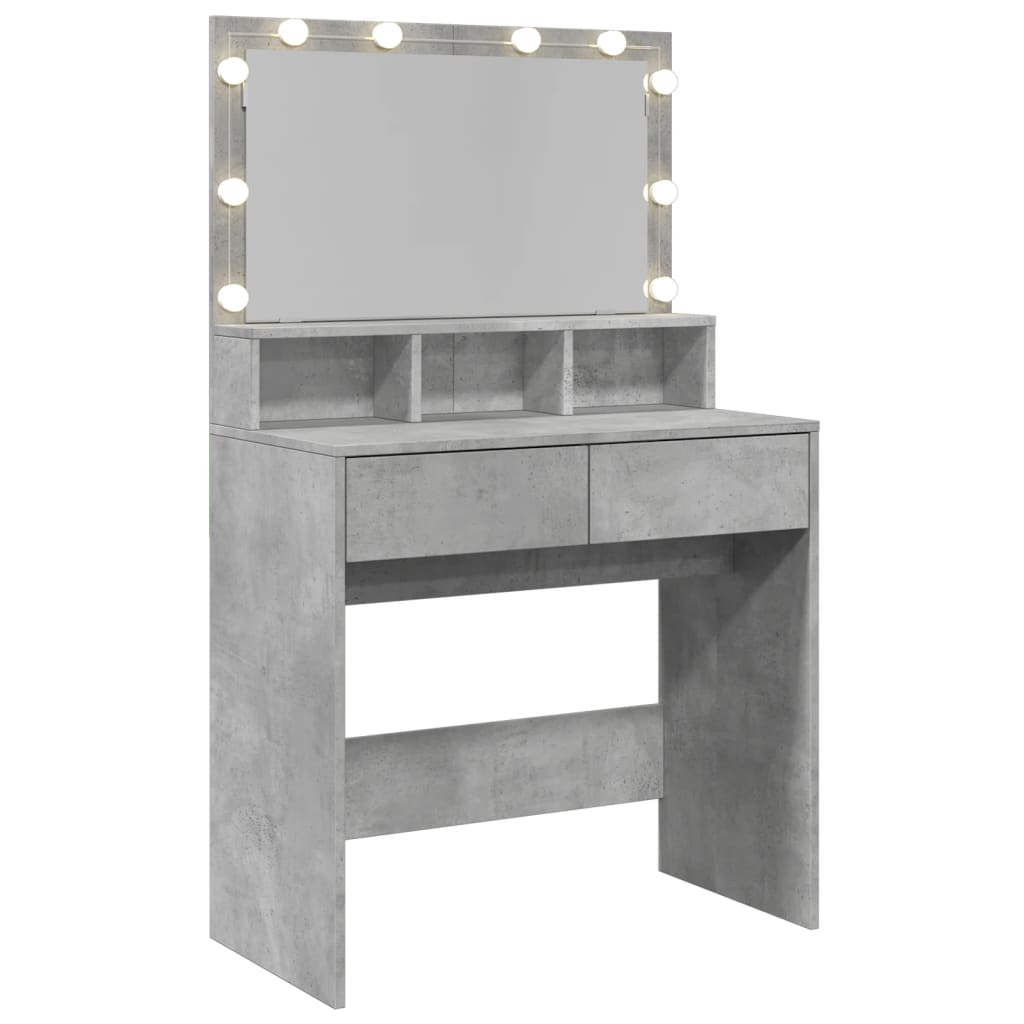 Dressing Table With Led 80X41X134.5 Cm