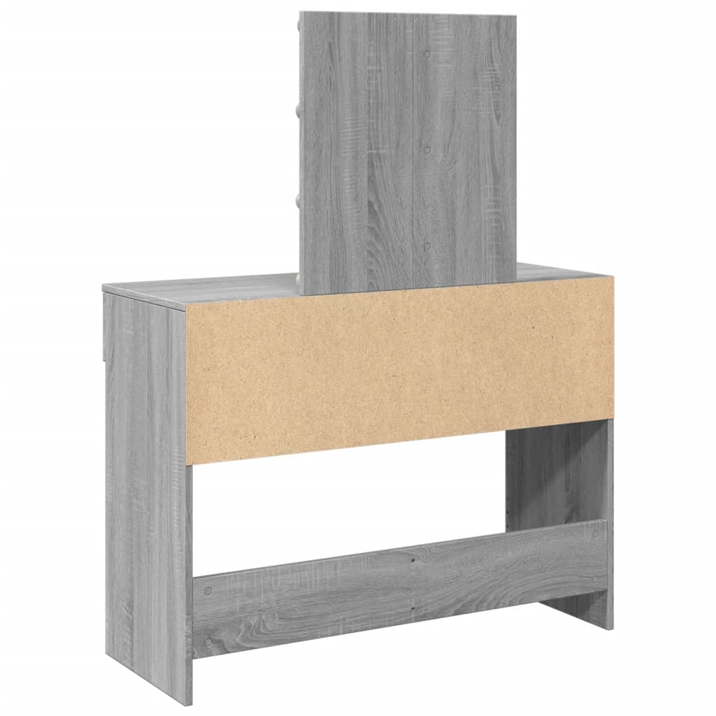 Dressing Table With Led 100X40X130 Cm