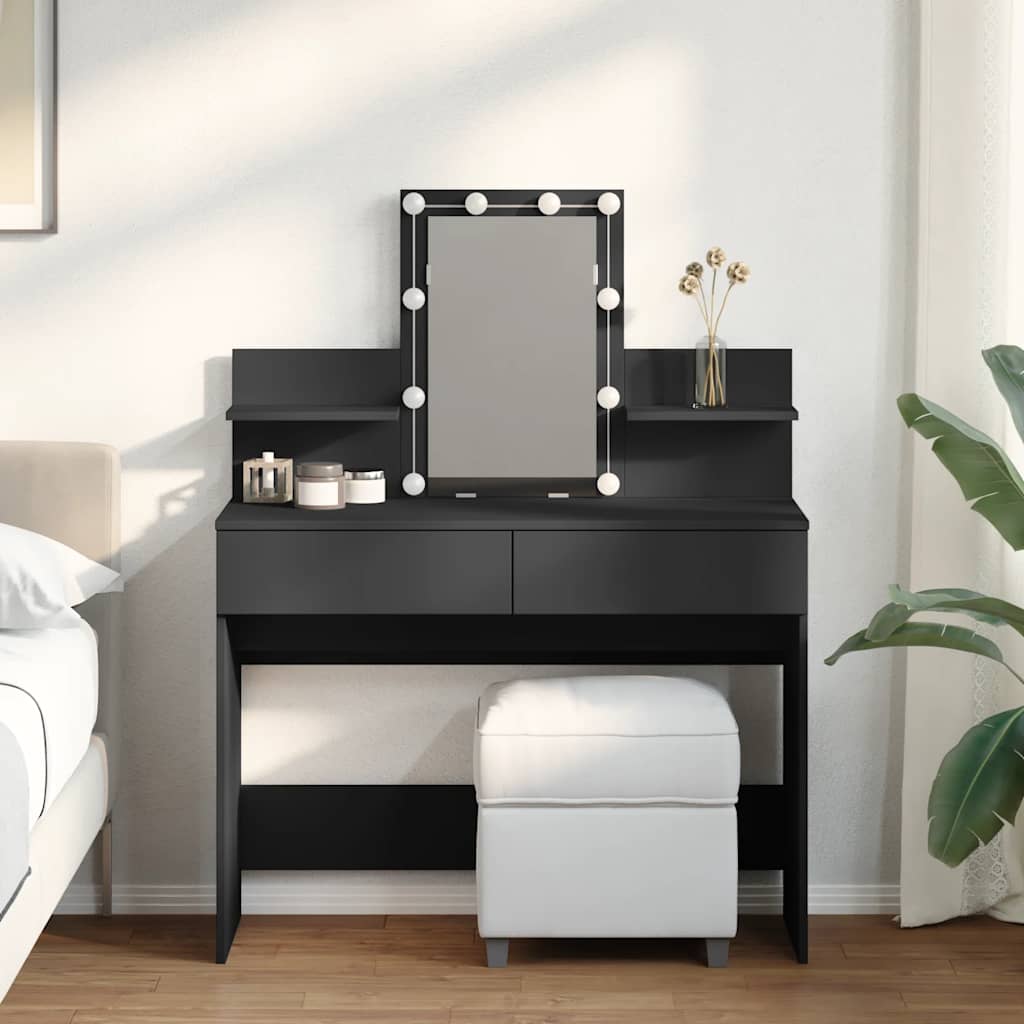 Dressing Table With Led 100X40X130 Cm