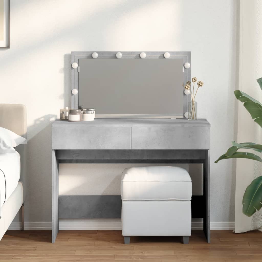 Dressing Table With Led 100X40X120 Cm