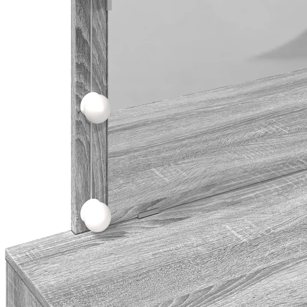 Dressing Table With Led 100X40X120 Cm