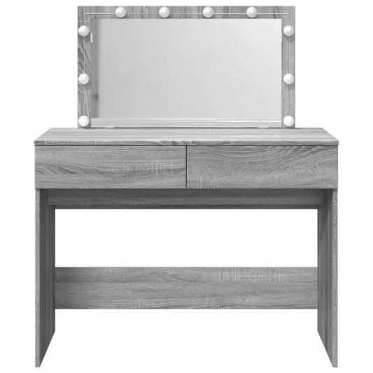 Dressing Table With Led 100X40X120 Cm