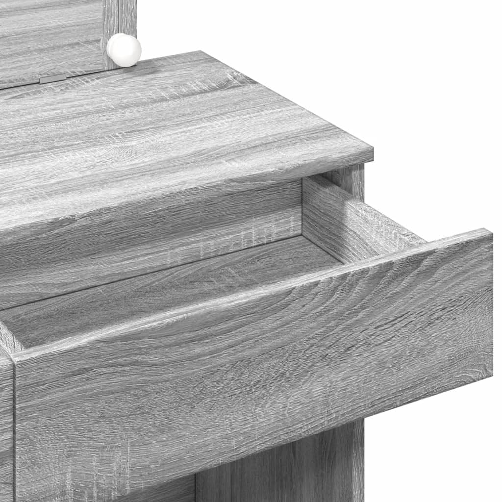 Dressing Table With Led 100X40X120 Cm