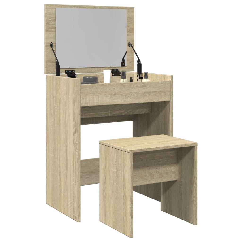 Dressing Table And Stool 60X40X113.5 Cm