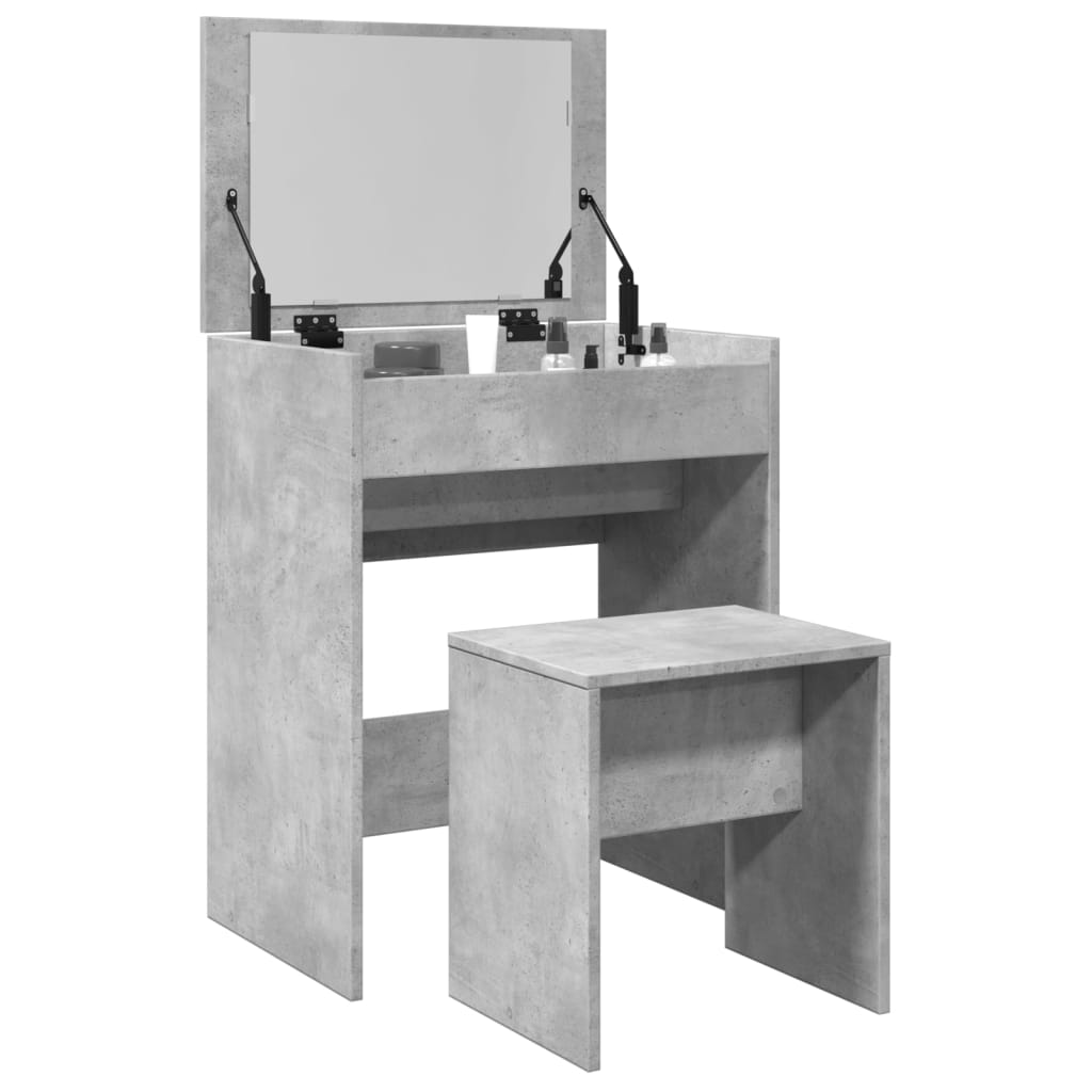 Dressing Table And Stool 60X40X113.5 Cm
